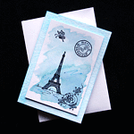 Merci Beaucoup - Handcrafted Thank You Card - dr16-0003